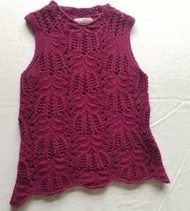 Brooks Brothers Cotton Blend Chunky Sweater Vest Sz XS